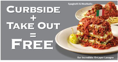 Spaghetti Warehouse BOGO Entrees