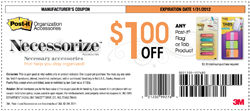 $1.00 Off Post-It Flag or Tab Products