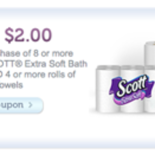 $2 Off 4 Scott Towels or 8 Soft Bath Tissues
