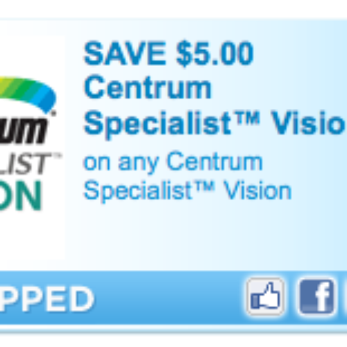 Centrum Specialist Vision Coupon
