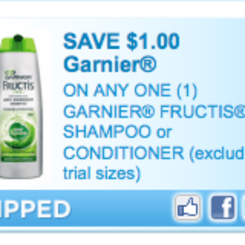 Garnier Fructis Shampoo Coupon