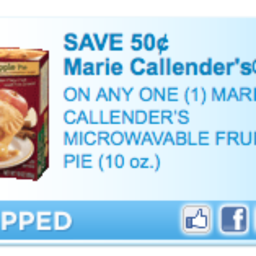 Marie Callender's Fruit Pie Coupon