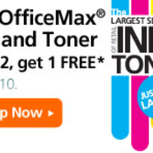 Buy 2, Get 1 Free OfficeMax Ink & Toner