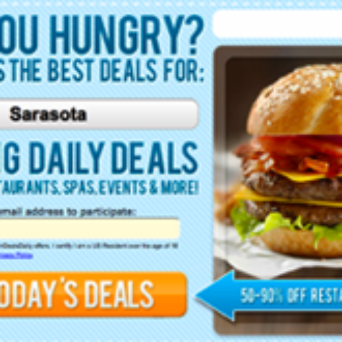 Are You Hungry? Get Amazing Restaurant Deals 50-90% Off