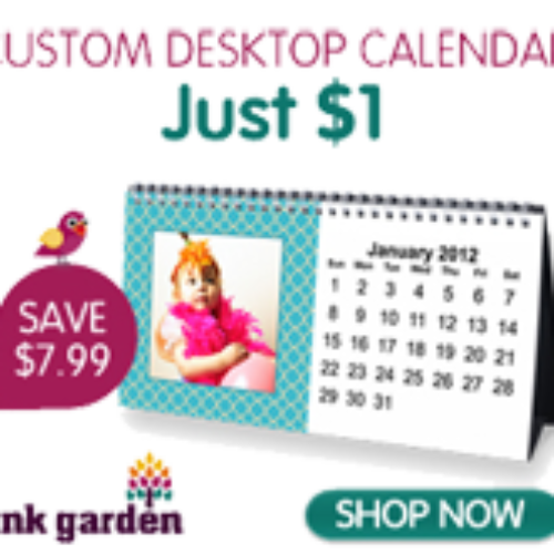 Get A Custom Desk Calendar for $1.00