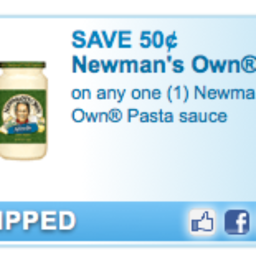 Newman's Own Pasta Sauce Coupon