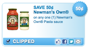 Newman's Own Pasta Sauce