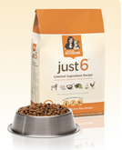 just 6 dog food