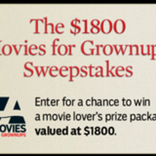 AARP's Movies For Grownups Sweepstakes