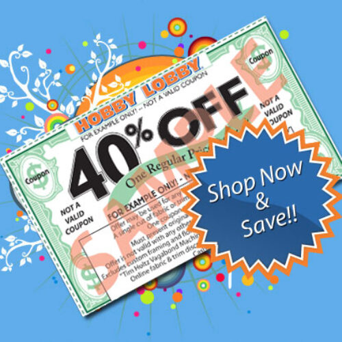 Hobby Lobby 40% Off Coupon