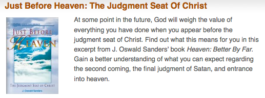 Free Booklet: Just Before Heaven