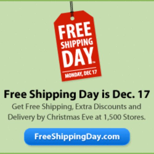 Free Shipping Day December 17th!