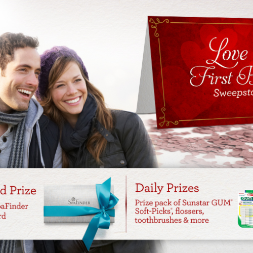 Sunstar GUM: Love At First Brush Sweepstakes