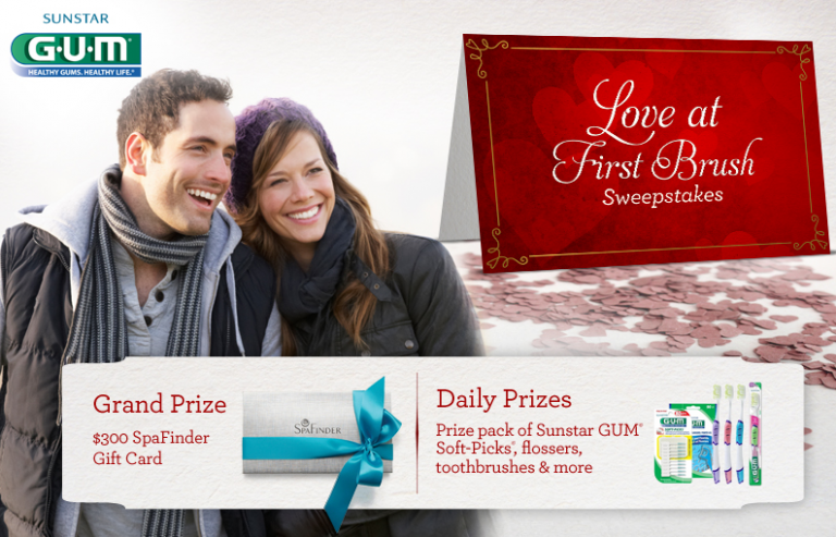 Sunstar GUM: Love At First Brush Sweepstakes