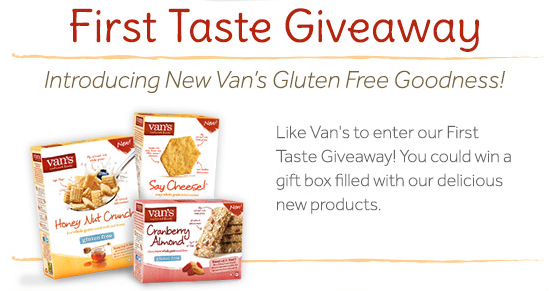 Van’s First Taste Giveaway