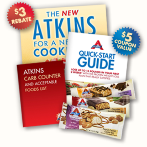 Free Atkins Weight Loss Kit and Bars