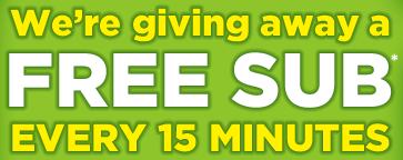 Subway Sub Giveaway