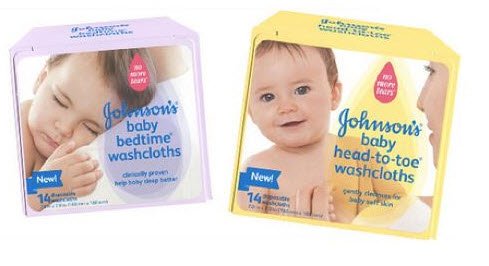 johnson baby washcloths