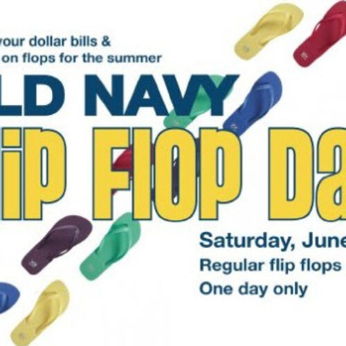 Old Navy (June 29th): $1 Flip Flops Sale!