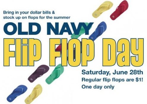 old navy flip flops