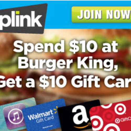 Free $10 Gift Card Burger King!