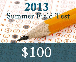 2013 summer field test