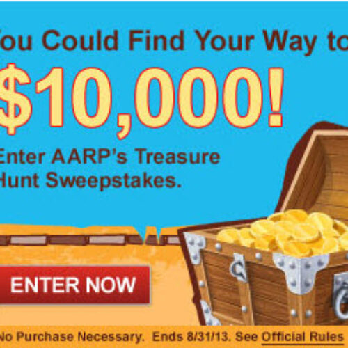 AARP - Treasure Hunt Sweepstakes!