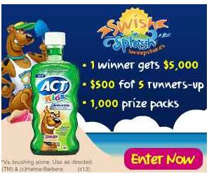 ACT Kids sweepstakes
