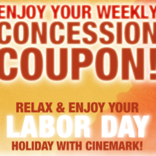 Cinemark Labor Day Coupon: $2 Off Popcorn With Drink Purchase