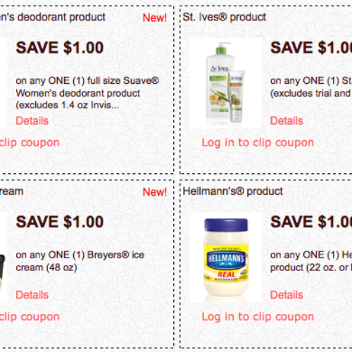 10 Unilever Coupons: Suave, Lipton, St. Ives & More