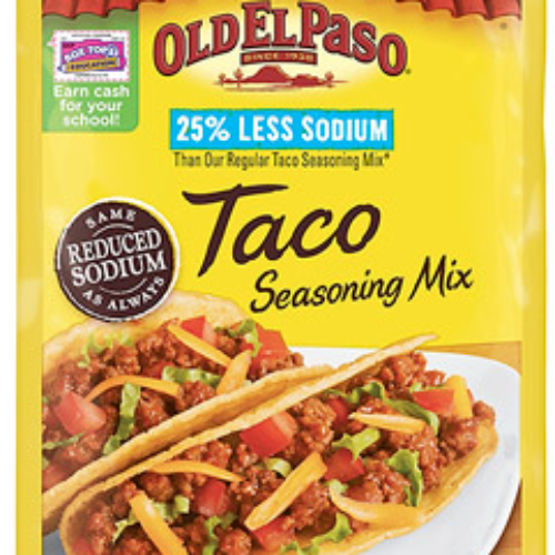 Old El Paso Taco Seasoning $0.58 @ Walmart