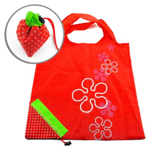 Reusable Strawberry Shopping Bag Only $1 + Free Shipping!