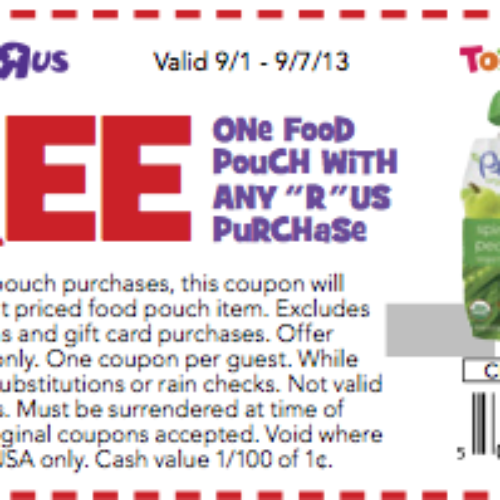 Babies R Us: Free Food Pouch W/ Purchase