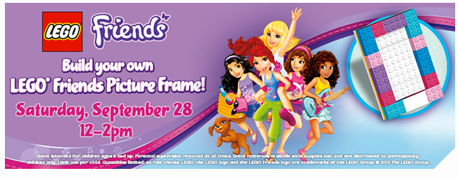 Free Lego Friends Picture Frame