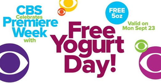 Free 5oz Yogurtland Yogurt
