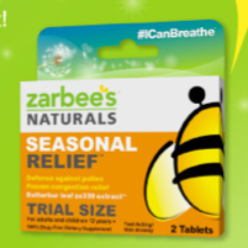 Free Zarbee's Naturals Seasonal Relief Samples