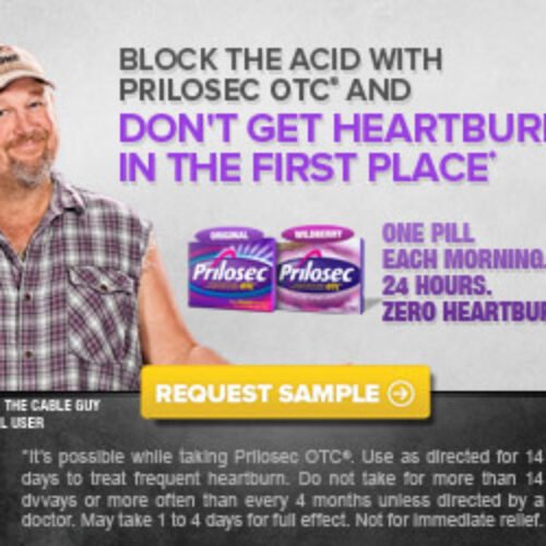 Free Sample of Prilosec OTC