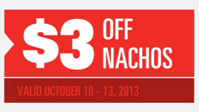 Regal Cinemas: $3 Off Nachos