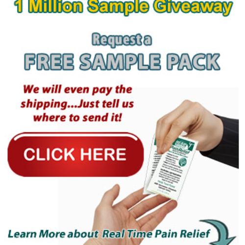 Free Real Time Pain Relief Sample Pack