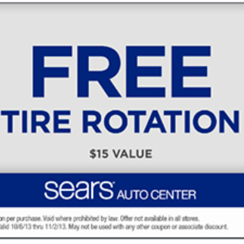 Sears: Free Tire Rotation