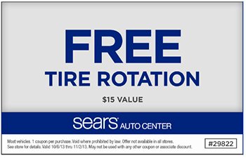 Sears: Free Tire Rotation