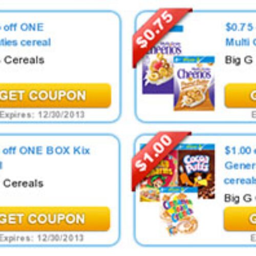 Cereal Coupon Round-Up 11/07