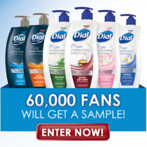 Dial 7 Day Moisturizer Giveaway