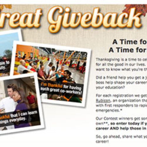 Home Depot: The Great Giveback