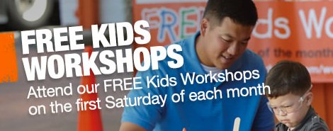 Home Depot: Free Tabletop Ship Workshop
