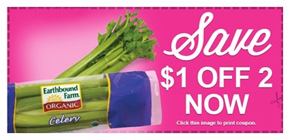 Earthbound Farms Organic Celery Coupon