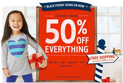 Osh Kosh B'gosh 50% Off