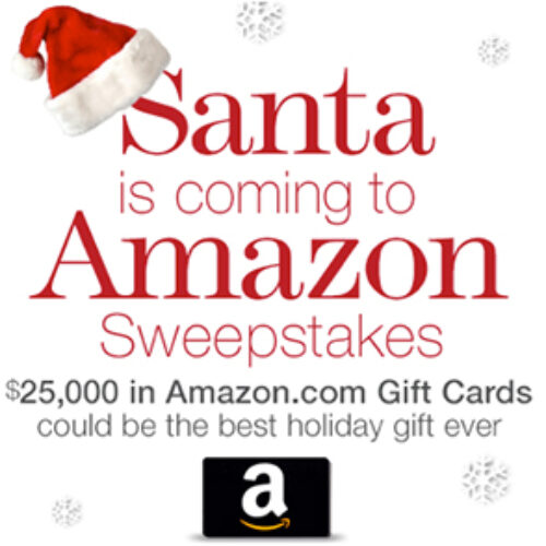 Santa Is Coming To Amazon Sweepstakes - Ends 12/19