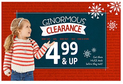OshKosh B’Gosh Ginormous Clearance