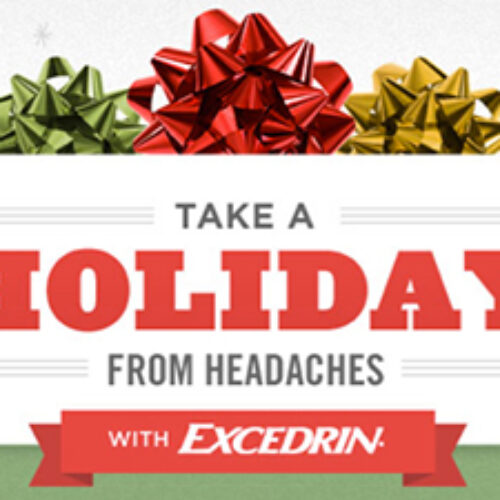 Excedrin Holiday Sweepstakes - Ends Jan. 2, 2014
